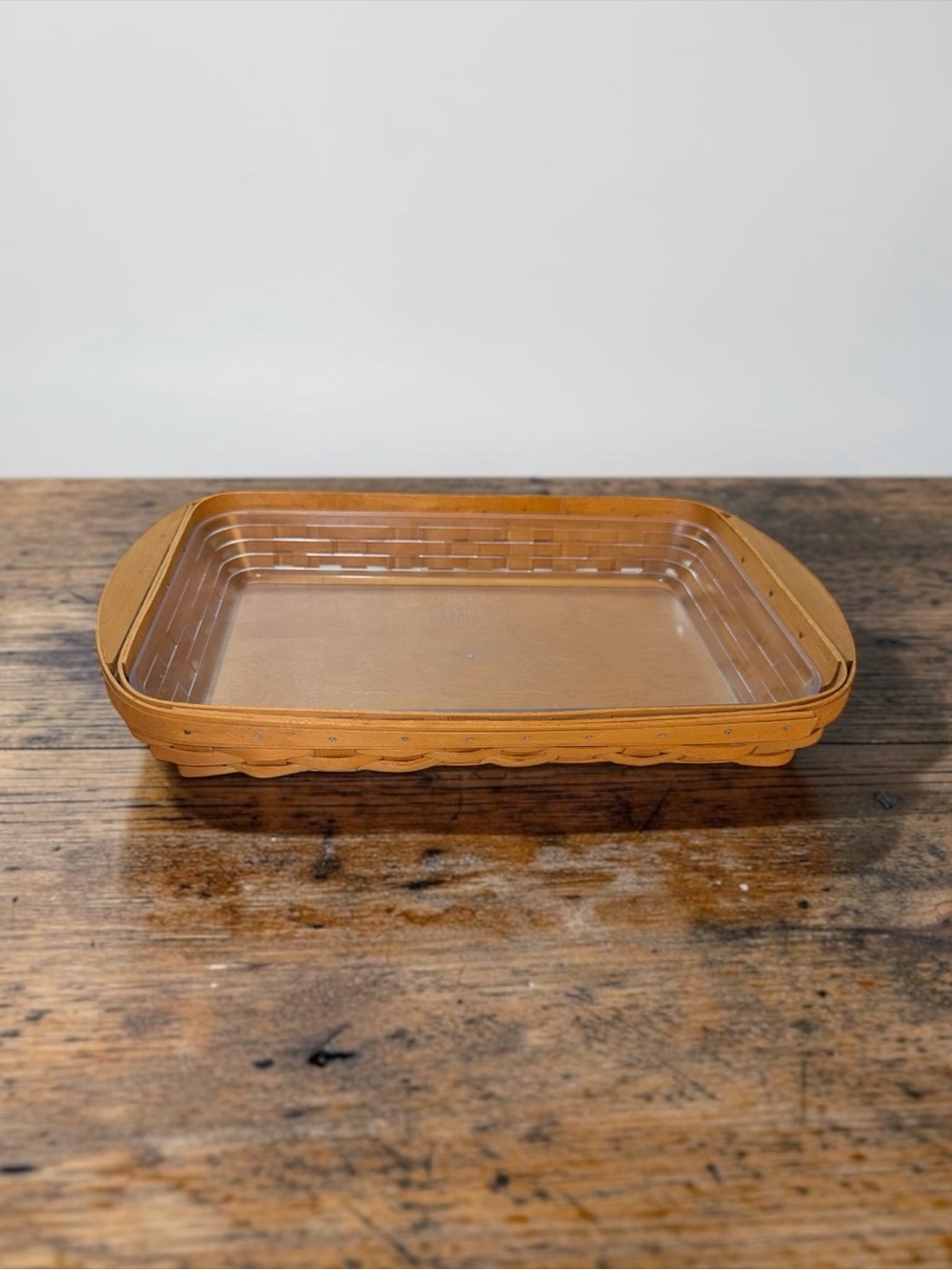 VINTAGE Longaberger Small Rectangular Serving Tray